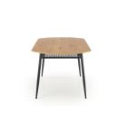 Jackson étkezőasztal – arany tölgy / fekete