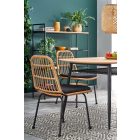 Jackson étkezőasztal – arany tölgy / fekete