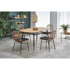 Jackson étkezőasztal – arany tölgy / fekete