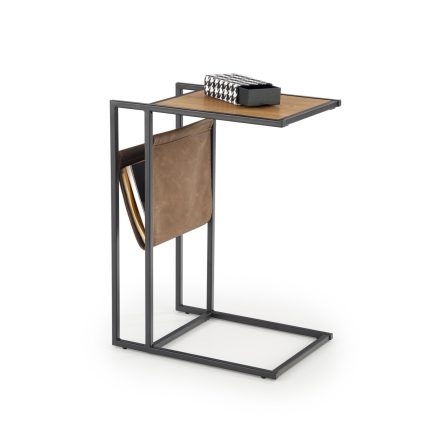COMPACT dohányzóasztal, szín: arany tölgy/fekete