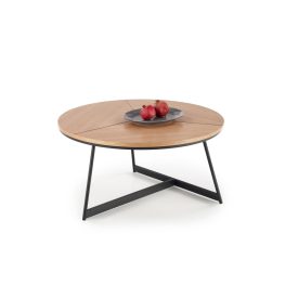 Karida dohányzóasztal – természetes tölgy / fekete