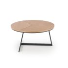 Karida dohányzóasztal – természetes tölgy / fekete