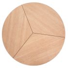 Karida dohányzóasztal – természetes tölgy / fekete