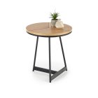 Karida dohányzóasztal – természetes tölgy / fekete