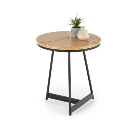 Karida dohányzóasztal – természetes tölgy / fekete