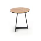 Karida dohányzóasztal – természetes tölgy / fekete