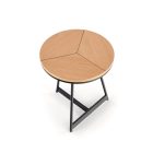 Karida dohányzóasztal – természetes tölgy / fekete