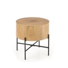 Brooklyn S dohányzóasztal – természetes tölgy / fekete