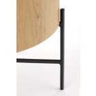 Brooklyn S dohányzóasztal – természetes tölgy / fekete