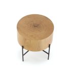 Brooklyn S dohányzóasztal – természetes tölgy / fekete