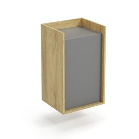 Mobius 1D felső szekrény – hikora tölgy / szürke