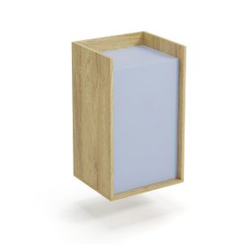 Mobius 1D felső szekrény – hikora tölgy / világoskék