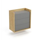 MOBIUS fiókos komód - tölgy