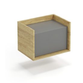 Mobius 1D alsó szekrény – hikora tölgy / szürke