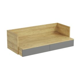 Mobius2S íróasztal – hikora tölgy / szürke