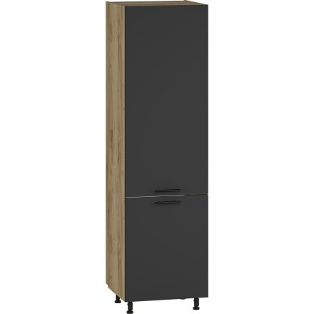 VENTO DL-60/214 magas kamra szekrény, szín: antracit/craft tölgy