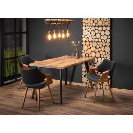   Dickson bővíthető étkezőasztal – natúr tölgy / fekete