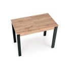 Gino bővíthető étkezőasztal – wotan tölgy / fekete