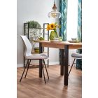 Gino bővíthető étkezőasztal – wotan tölgy / fekete