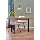 Gino bővíthető étkezőasztal – wotan tölgy / fekete