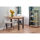 Gino bővíthető étkezőasztal – wotan tölgy / fekete