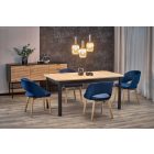 Florian bővíthető étkezőasztal – artisan tölgy / fekete