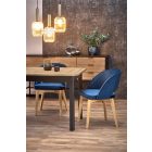 Florian bővíthető étkezőasztal – artisan tölgy / fekete