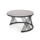 Flamingo dohányzóasztal (2 db-os szett) – szürke márvány