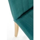 Diego 3 szék – sötétzöld / mézes tölgy