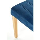 Diego 3 szék – sötétkék / mézes tölgy