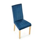 Diego 3 szék – sötétkék / mézes tölgy