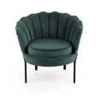 ANGELO fotel, szín: sötétzöld/fekete