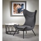 Atlantis pihenőfotel – antracit / fekete