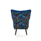 Pagoni pihenőfotel – sötétkék / mintás