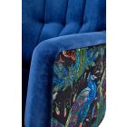 Pagoni pihenőfotel – sötétkék / mintás