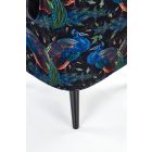 Pagoni pihenőfotel – fekete / mintás