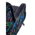 Pagoni pihenőfotel – fekete / mintás