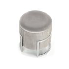 Cricket tárolós puff – világosszürke / ezüst