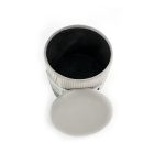 Cricket tárolós puff – világosszürke / ezüst