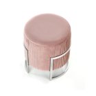 Cricket tárolós puff – világos rózsaszín / ezüst