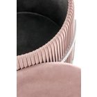 Cricket tárolós puff – világos rózsaszín / ezüst