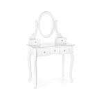 Sara fésülködőasztal ülőkével – fehér matt