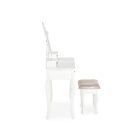 Sara fésülködőasztal ülőkével – fehér matt