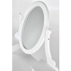 Sara fésülködőasztal ülőkével – fehér matt