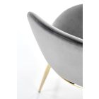 K460 szék – szürke / arany