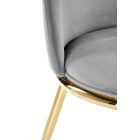 K460 szék – szürke / arany