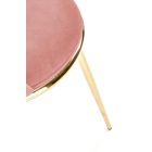 K460 szék – rózsaszín / arany