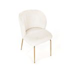 K474 szék – krém / arany
