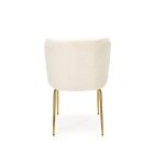 K474 szék – krém / arany