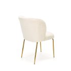 K474 szék – krém / arany